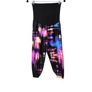 💎Motherhood Maternity Neon Capri Workout Performance Leggings